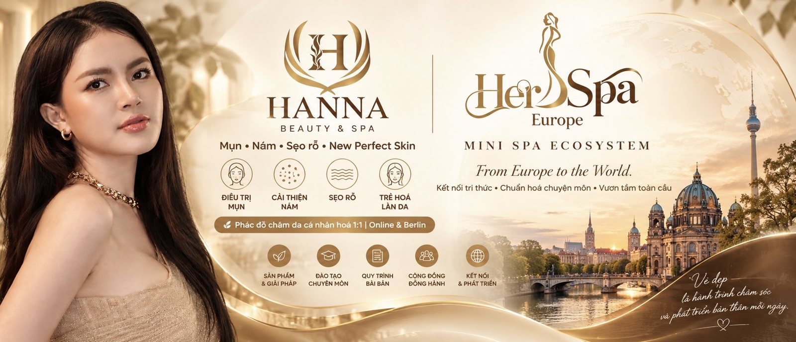 Hanna Beauty & Spa và Her S Spa Europe, hệ sinh thái Mini Spa từ Berlin